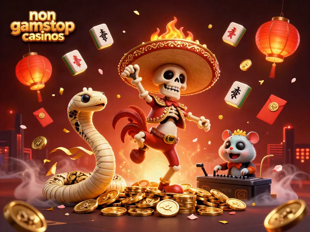 Experience non gamstop casinos with lively characters and gaming elements in an engaging 3D scene.