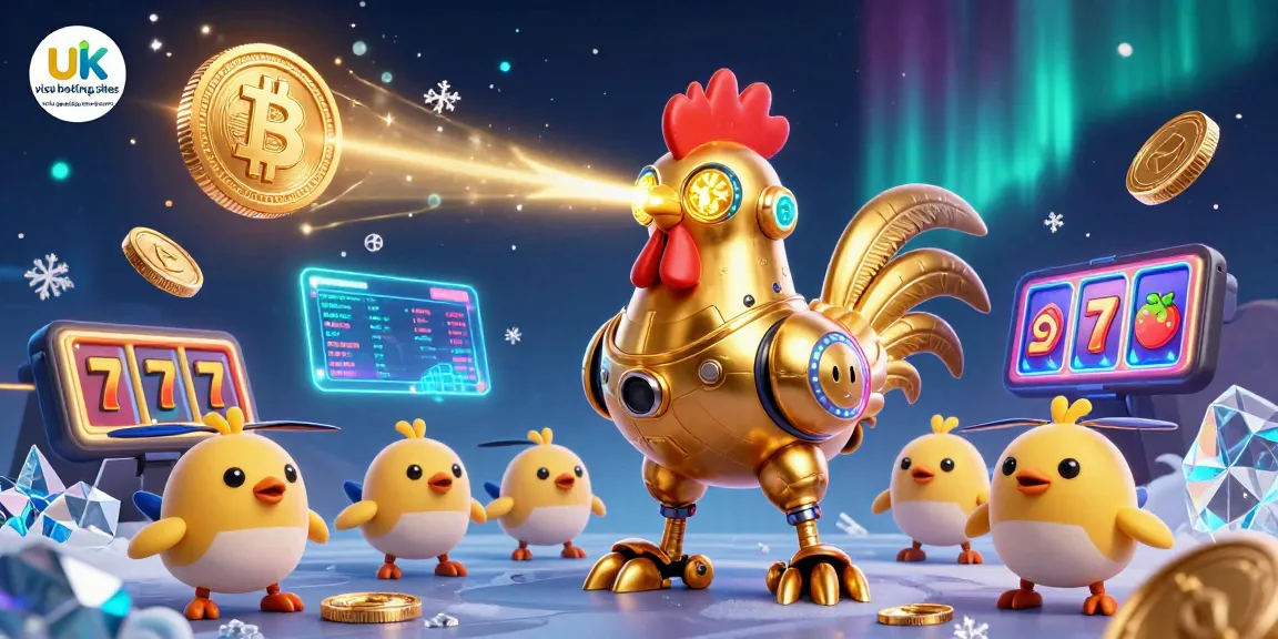 Experience the vibrant UK visa betting sites not on gamstop comparison scene, showcasing engaging 3D characters and casino elements.