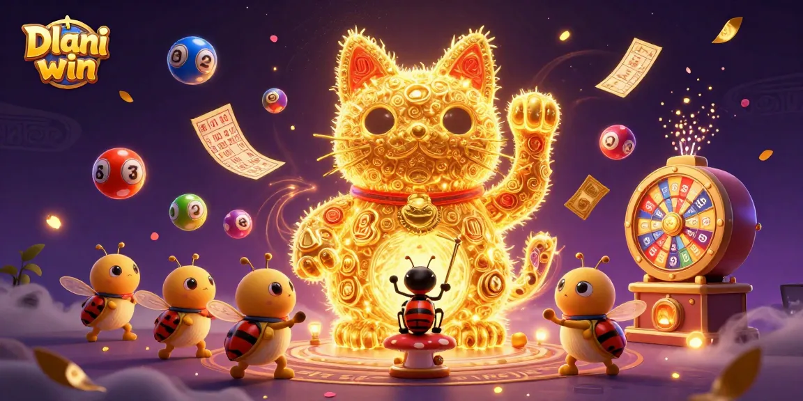 Engage with Dhani win's unique lottery experience through vibrant, animated illustrations of gaming.