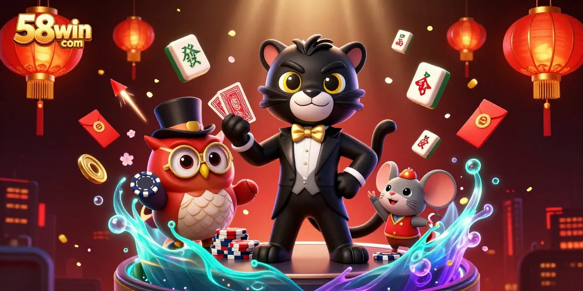 Engage with thrilling gameplay at 58win com, where stylish characters bring casino excitement to life.